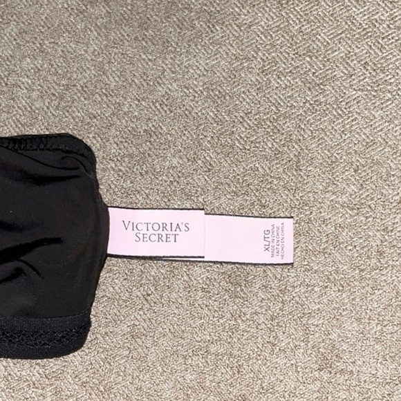 Victoria's Secret Black Ribbed Bra - Picture 3 of 3
